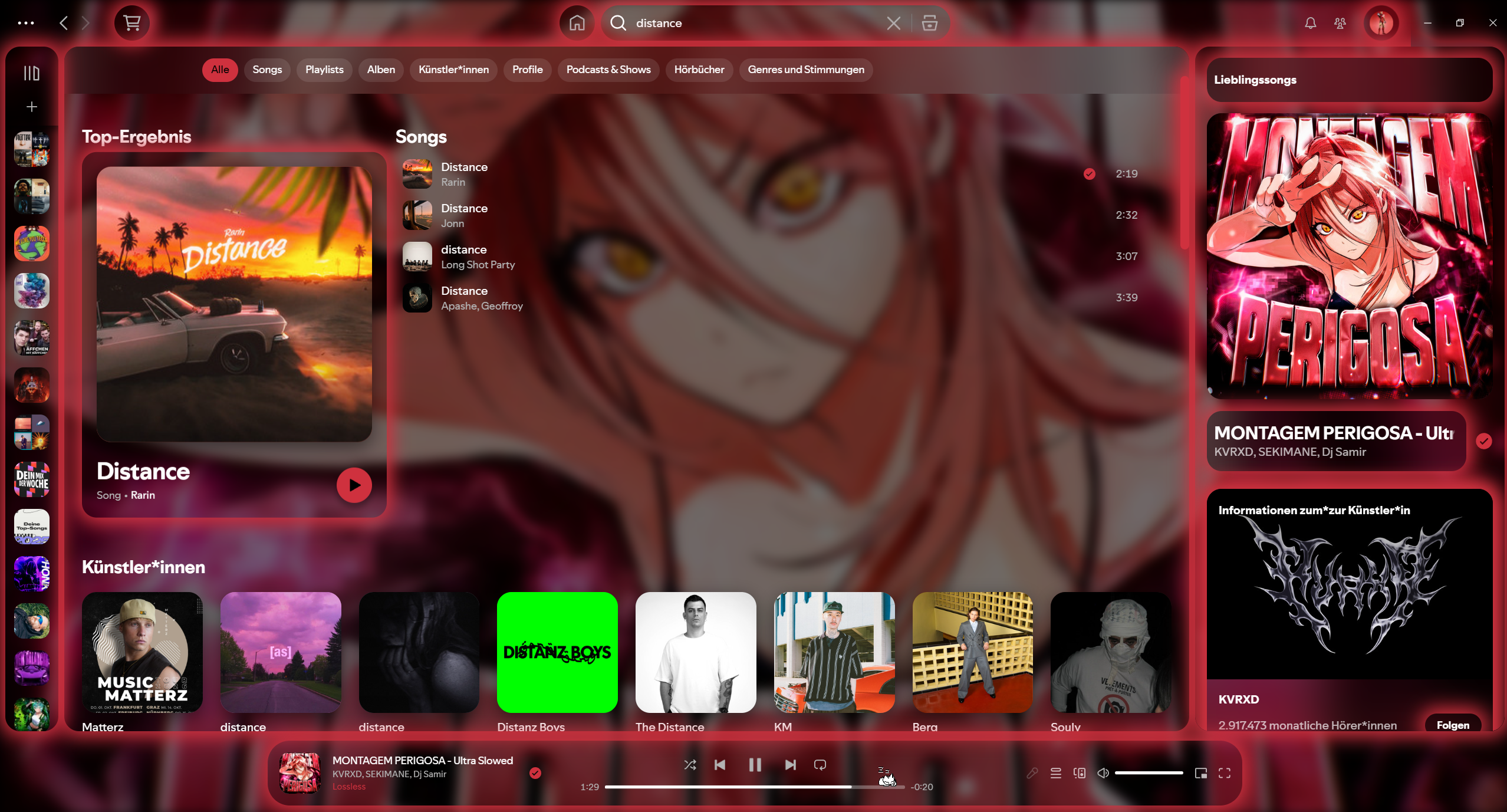 Glowify screenshot - Fullscreen view